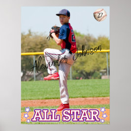 Aangepaste sport Poster 001