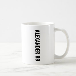 Aangepaste Sport Team Logo met Naam Nummer Koffiemok