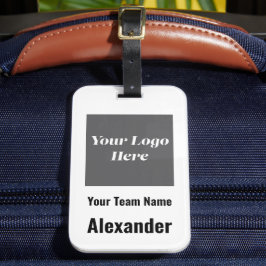 Aangepaste Sport Team Logo, Team & Speler Naam Bagagelabel