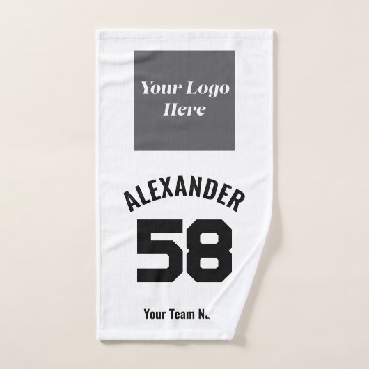 Aangepaste Sport Team Logo, Team & Speler Naam Handdoek (Handdoek)