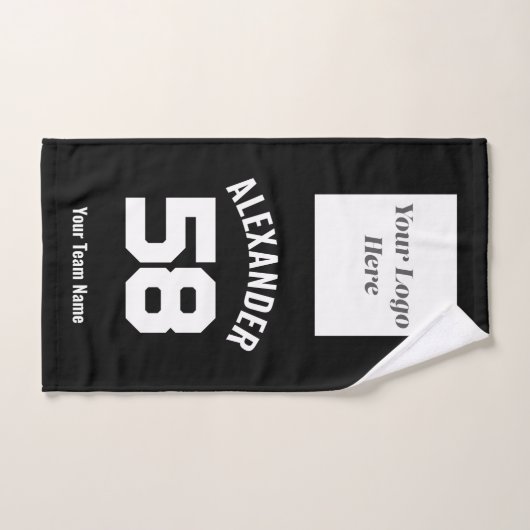 Aangepaste Sport Team Logo, Team & Speler Naam Handdoek (Handdoek)