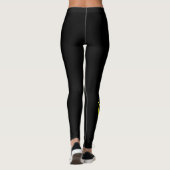Aangepaste sport voetbal vrouwen, voor meisjes leggings (Achterkant)