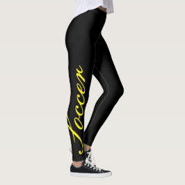 Aangepaste sport voetbal vrouwen, voor meisjes leggings