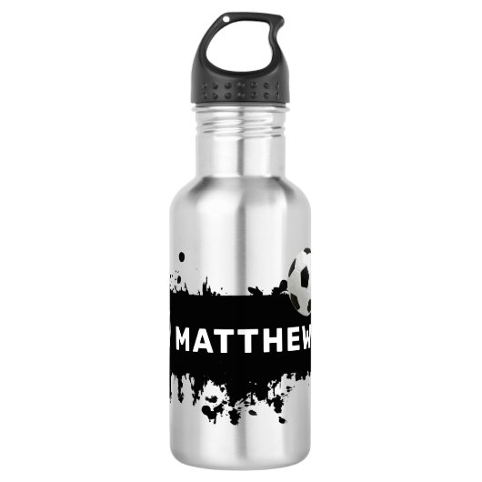 Aangepaste sport voor Voetbal Waterfles (Voorkant)