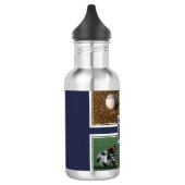 Aangepaste SPORTBALLEN Aangepaste Sjabloon Blauw Waterfles (Links)