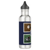 Aangepaste SPORTBALLEN Aangepaste Sjabloon Blauw Waterfles (Links)