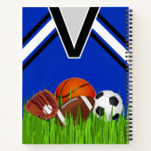 Aangepaste sportbeoefeningen met een hoog opleidin notitieboek (Achterkant)