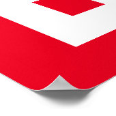 Aangepaste sporten genummerd met naam Poster (Hoek)