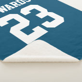 Aangepaste sporten genummerd met naam sherpa deken (3/4)