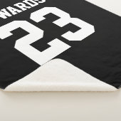 Aangepaste sporten genummerd met naam sherpa deken (3/4)