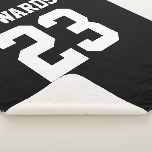 Aangepaste sporten genummerd met naam sherpa deken (3/4)