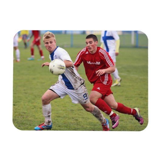 Aangepaste sportsfotomagneet magneet (Horizontaal)