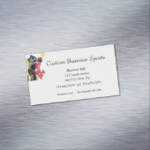 Aangepaste sportwinkel voor Basketball Coach Magnetisch Visitekaartje (Voorbeeld)