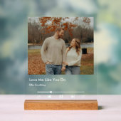 Aangepaste Spotify Style Music Plaque Acryl Bord (Neutraal)