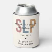 Aangepaste spraach-taalpatholoog blikjeskoeler (Blikje Voorkant)