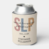 Aangepaste spraak-taalpatholoog logopedist blikjeskoeler (Blikje Voorkant)