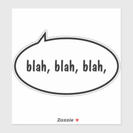 Aangepaste spraakbundel sticker