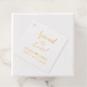 Aangepaste Spread The Love Folie Favor Tags (Met doos)