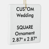 Aangepaste SQUARE-keramische hangende decoratie (Rechts)