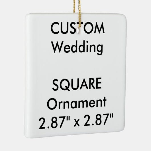 Aangepaste SQUARE-keramische hangende decoratie (Rechts)