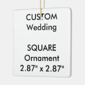 Aangepaste SQUARE-keramische hangende decoratie (Links)