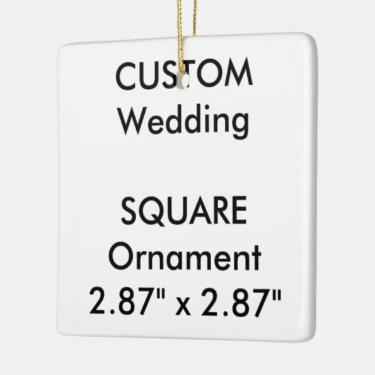 Aangepaste SQUARE-keramische hangende decoratie (Links)