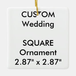 Aangepaste SQUARE-keramische hangende decoratie