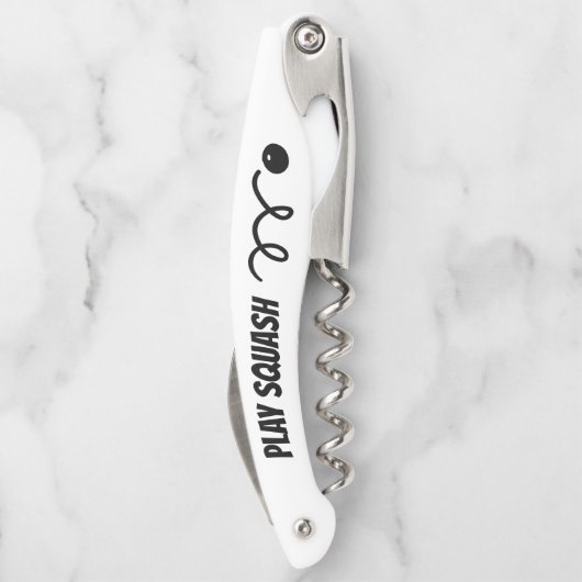 Aangepaste squashbal kurkentrekker (Achterkant)