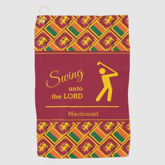 Aangepaste SRI LANKA Golfhanddoek (Voorkant)