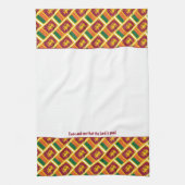Aangepaste SRI LANKA keukenhanddoek (Verticaal)