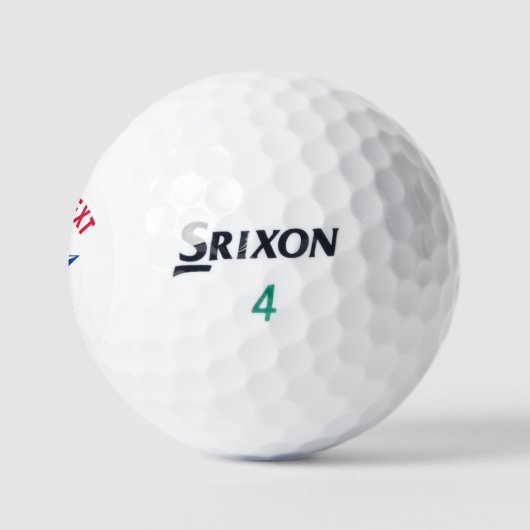 Aangepaste srixon Soft Voel golf met jouw naam Golfballen (Logo)