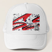 Aangepaste SSLAMOLE Trucker Hat Trucker Pet (Voorkant)