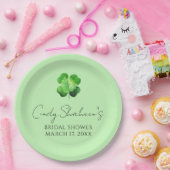 Aangepaste St. Patrick's Day Bruiloft Feest Papieren Bordje (Feest)