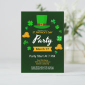 Aangepaste St. Patrick's Day Ierse themapartij Kaart (Staand voorkant)