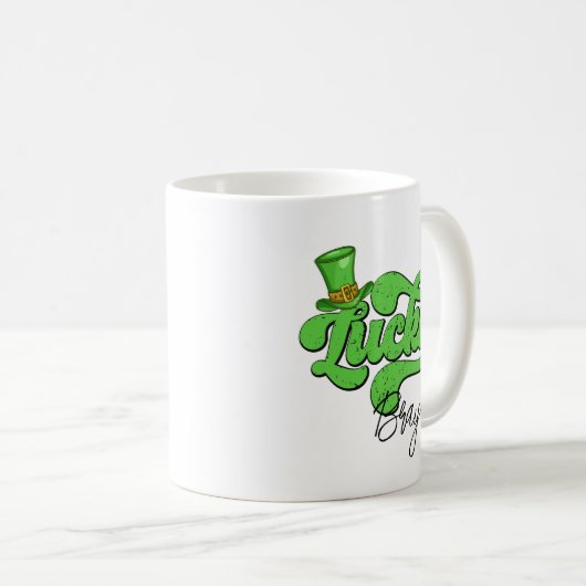 Aangepaste St. Patrick's Day Mok - Irish Coffee Cu (Voorkant rechts)