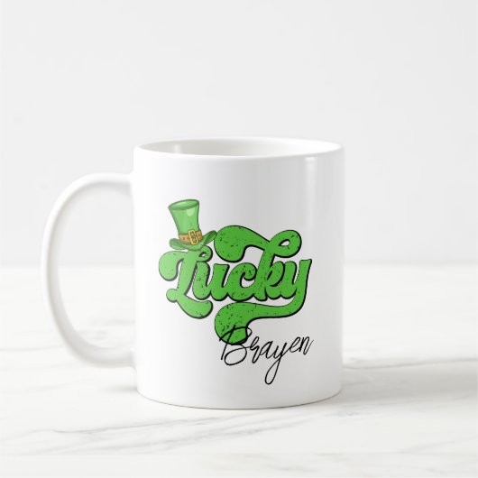 Aangepaste St. Patrick's Day Mok - Irish Coffee Cu (Links)