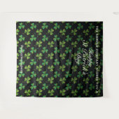 Aangepaste St. Patrick's Day Selfie-achtergrond Sh Wandkleed (Voorkant (horizontaal))