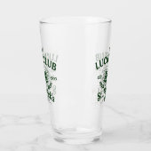 Aangepaste St. Patrick's Day 'The Lucky Club' Logo Glas (Links)