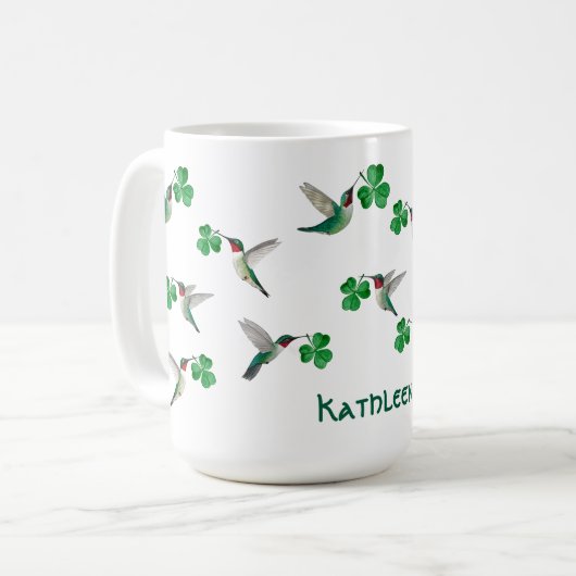 Aangepaste St. Patrick's Koffiemok (Voorkant links)