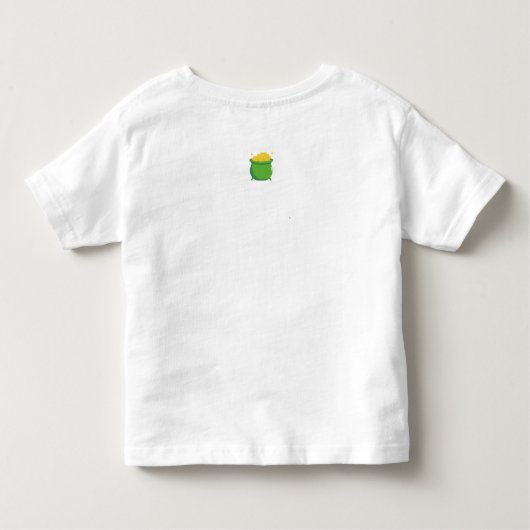 Aangepaste St. Patrick's Maak uw eigen pot met gou Kinder Shirts (Achterkant)