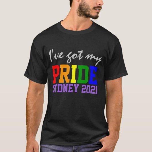 Aangepaste staat en jaar dat ik mijn Pride Gay Pri T-shirt (Voorkant)