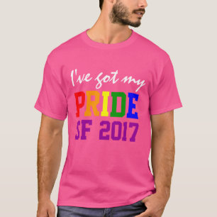 Aangepaste staat en jaar Ik heb mijn trots Regenbo T-shirt