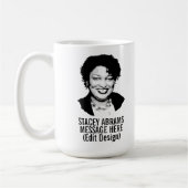 Aangepaste Stacey Abrams Koffiemok (Links)