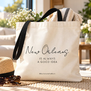 Aangepaste stad goed idee modern stijlvol schrift tote bag