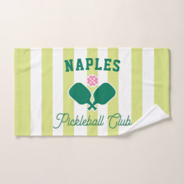 Aangepaste Stad Pickleball Preppy Sport Handdoek