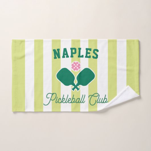 Aangepaste Stad Pickleball Preppy Sport Handdoek (Handdoek)