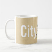 Aangepaste stadscyclewinkel koffiemok (Links)