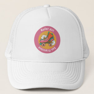 aangepaste stadsroller skate meisje roze meisjesac trucker pet