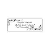 Aangepaste Stamp met Zwemmen met Bloemen Zelfinktende Stempel (Design)