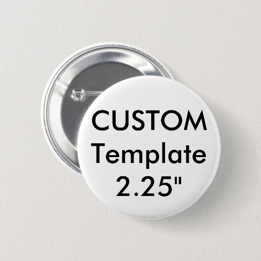 Aangepaste standaard Ronde Button van 2,25 inch (Voorkant /achterkant)